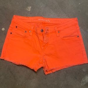 Big Star Orange Jean shorts